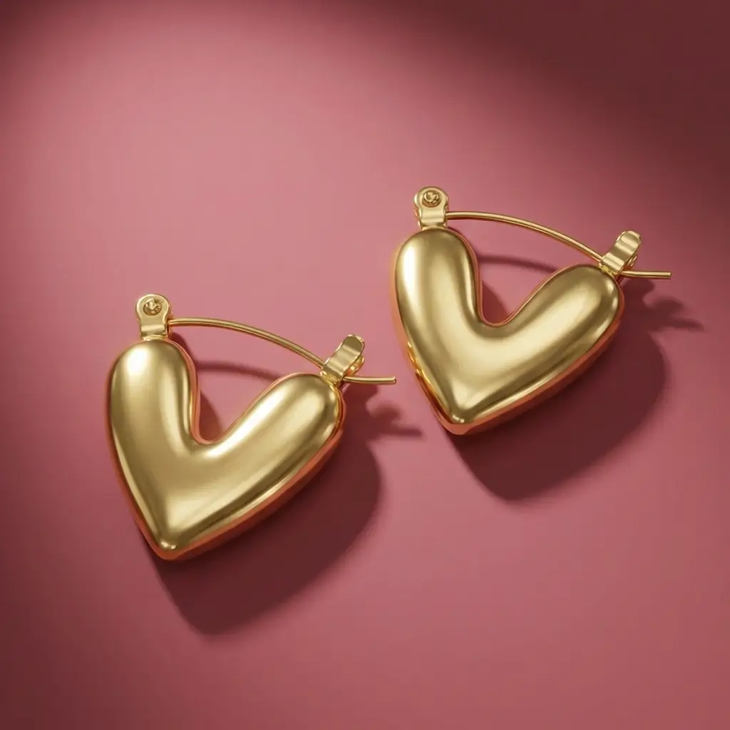 Amour Gold Hoops