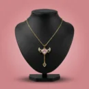 Angel Heart Necklace - Pink Glow