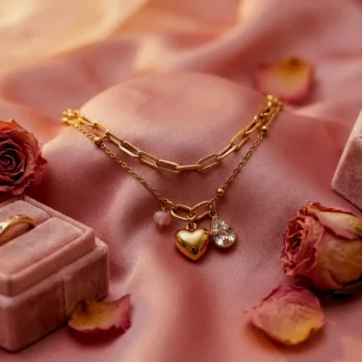Heart Charm Bracelet
