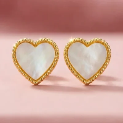 Mini Love Heart Earrings