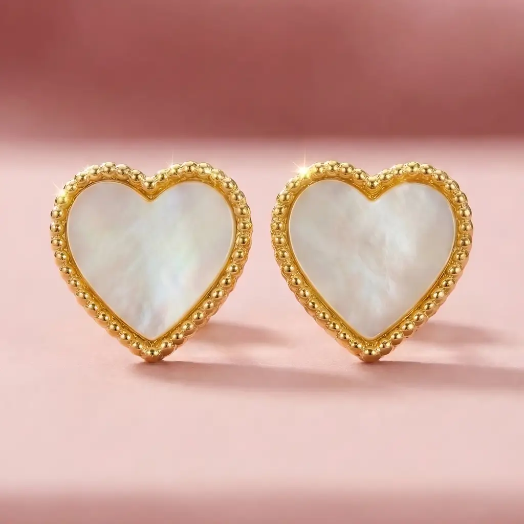 Mini Love Heart Earrings
