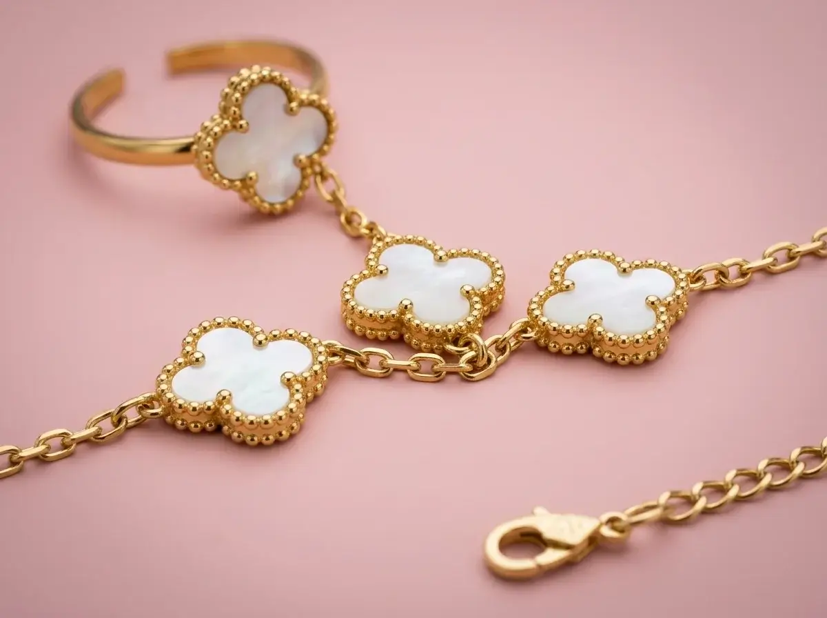 Aurora Clover Bracelet - Image 4