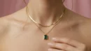 Emerald Aura Pendant
