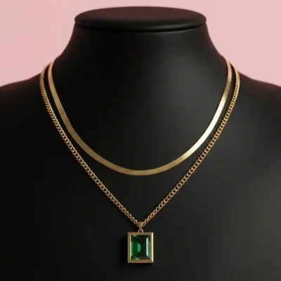 Emerald Aura Pendant