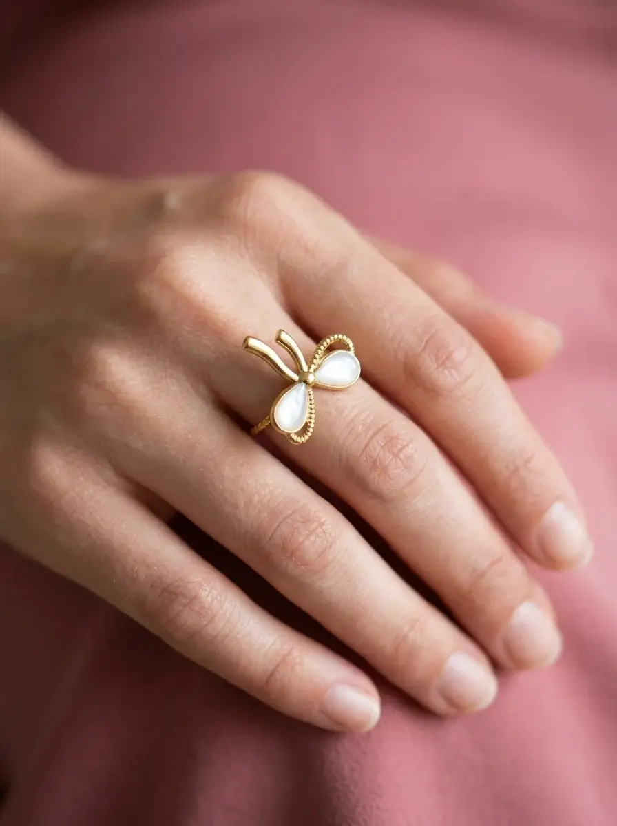 Ivory Bloom Ring - Image 4