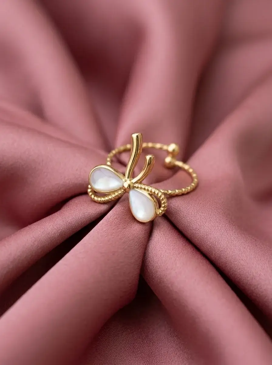 Ivory Bloom Ring - Image 2