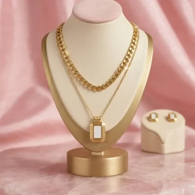 Golden Frame Pendant