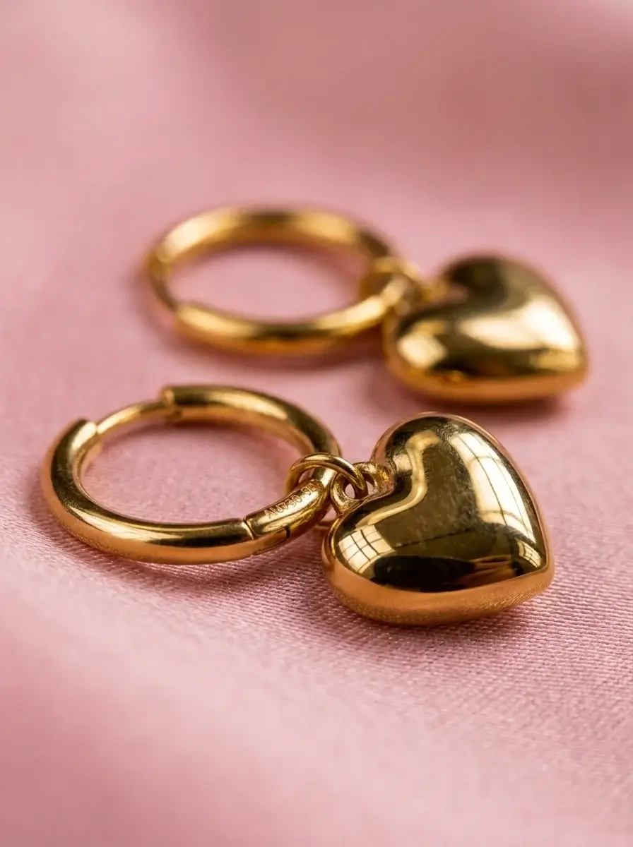 Golden Heart Hoops - Image 4