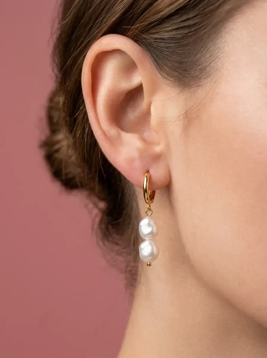 Pearl Cascade Earrings - Image 7