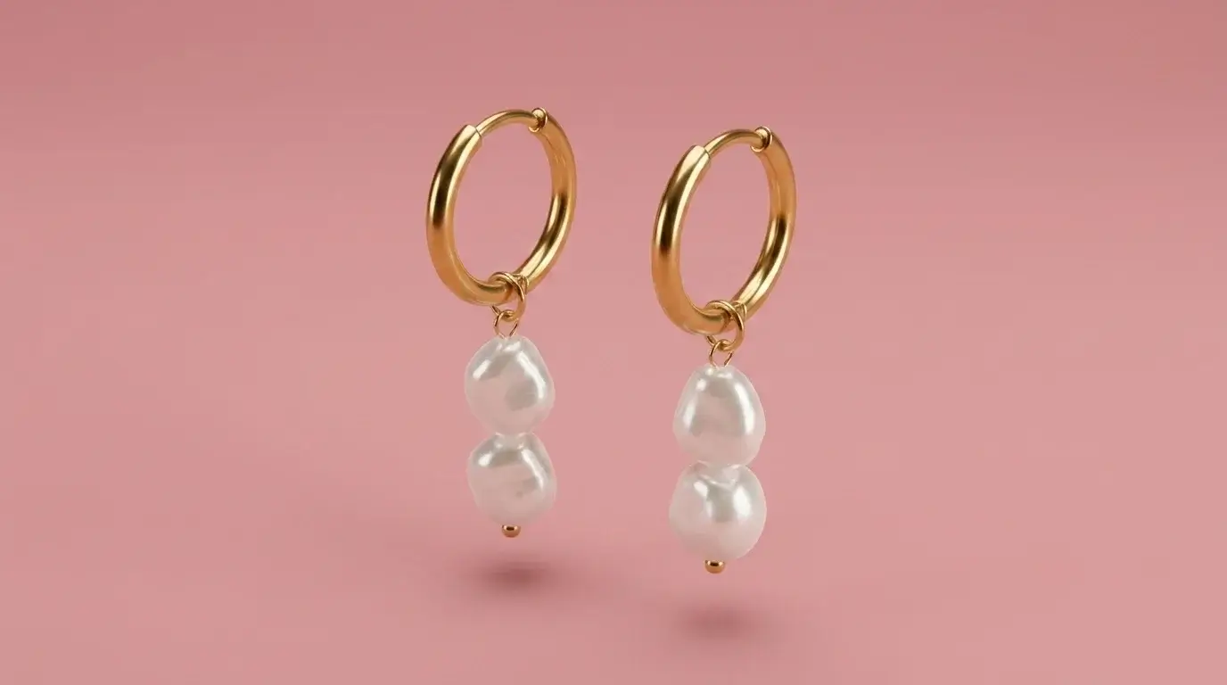 Pearl Cascade Earrings - Image 6