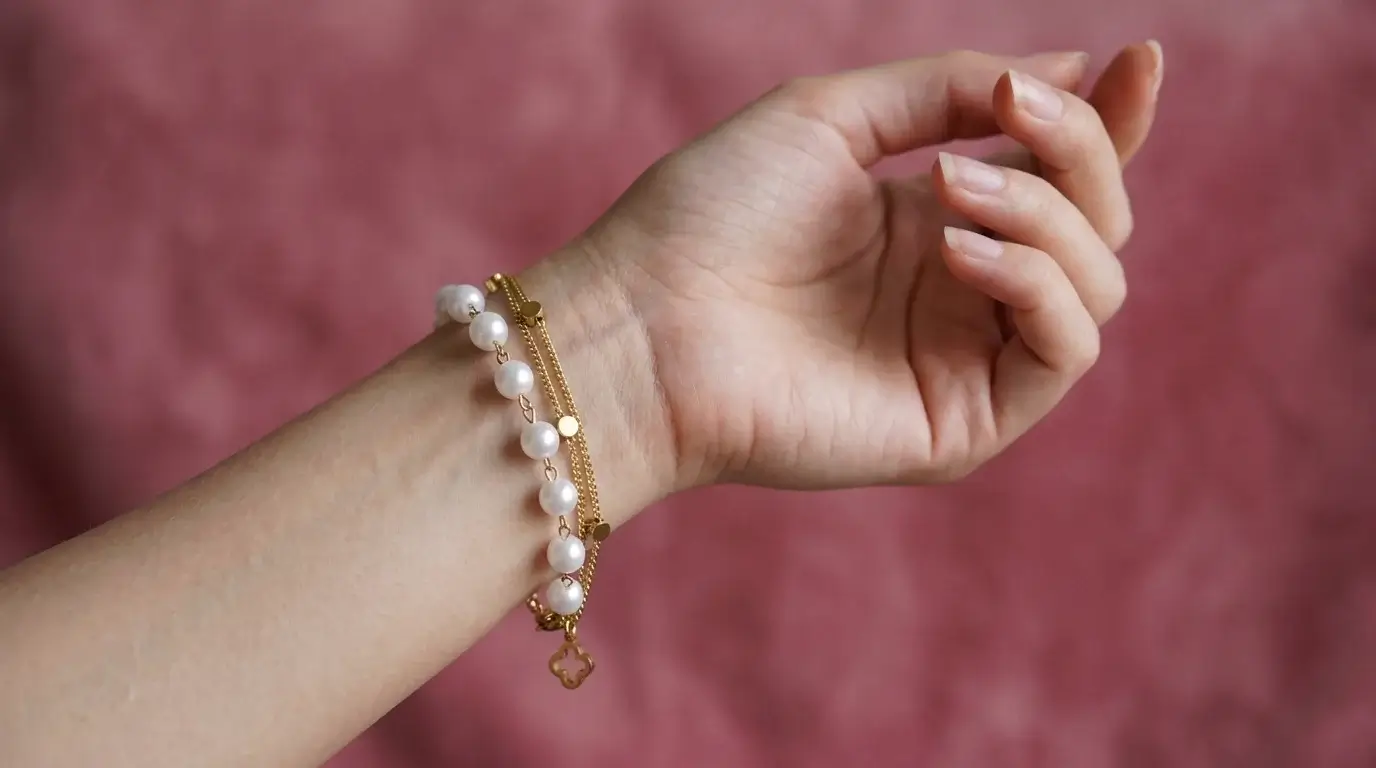 Pearl Charm Bracelet - Image 5