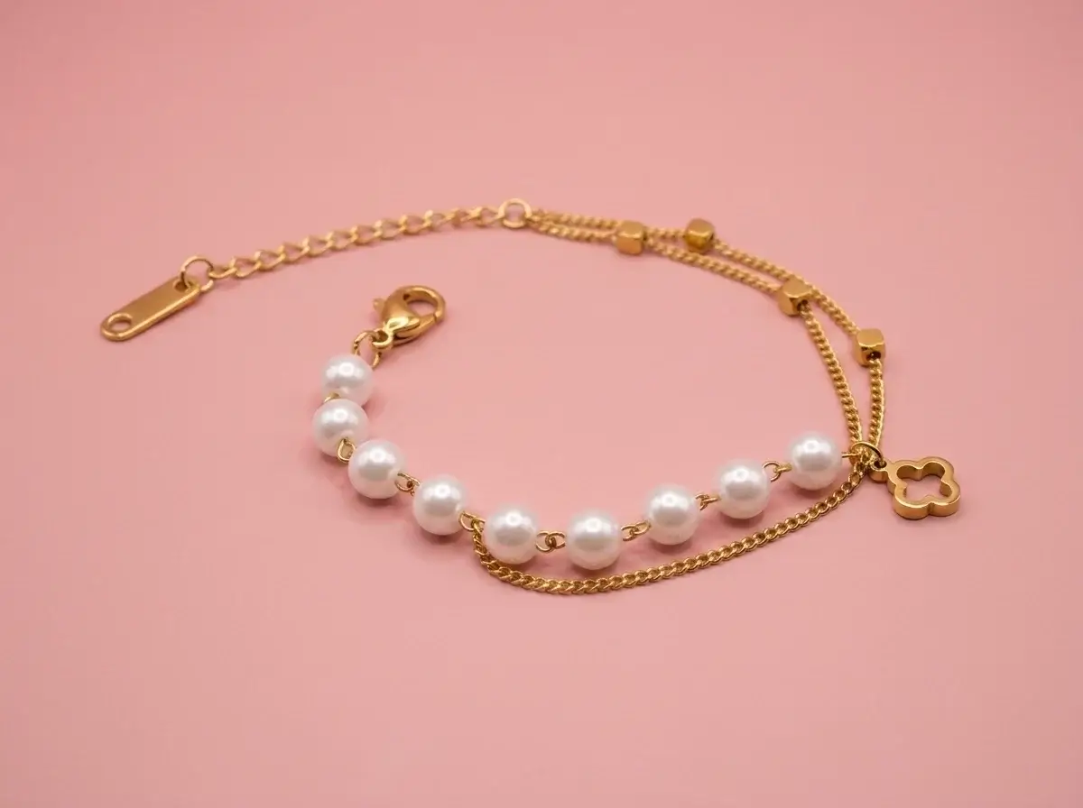 Pearl Charm Bracelet - Image 6